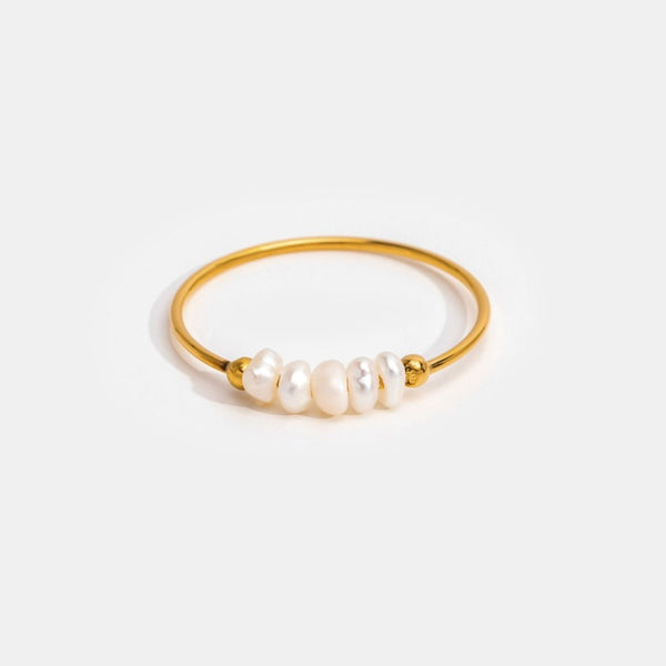 Grace – Anello con perle d’acqua dolce