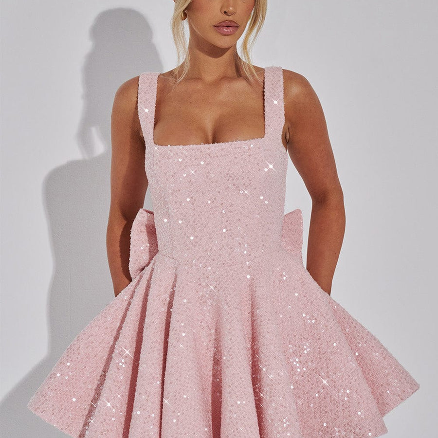 ROMY | DAZZLING BOW DRESS