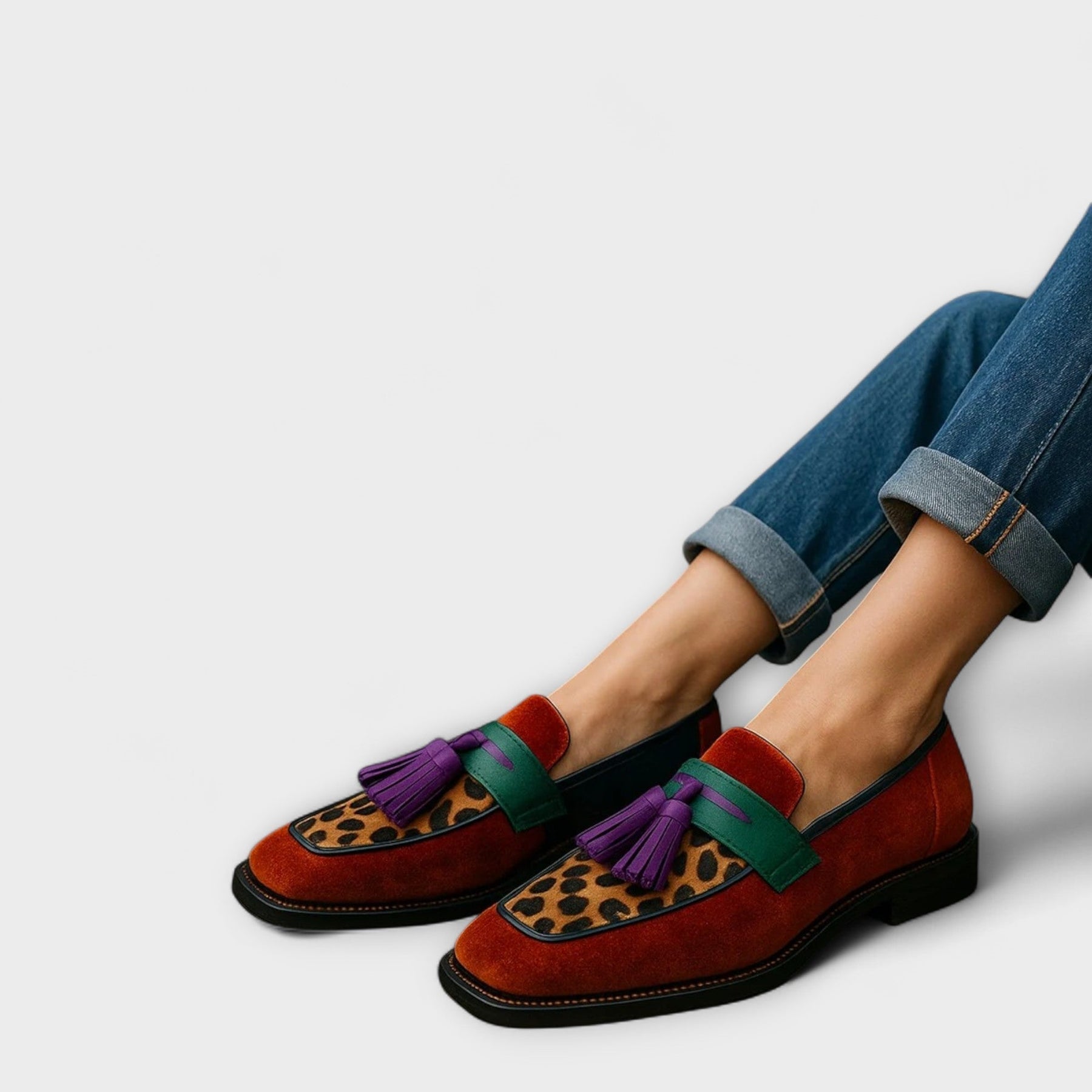 TESSA - MULTICOLOR CHIC LOAFERS