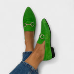 NOELLE - POINTED SLIP-ON FLATS