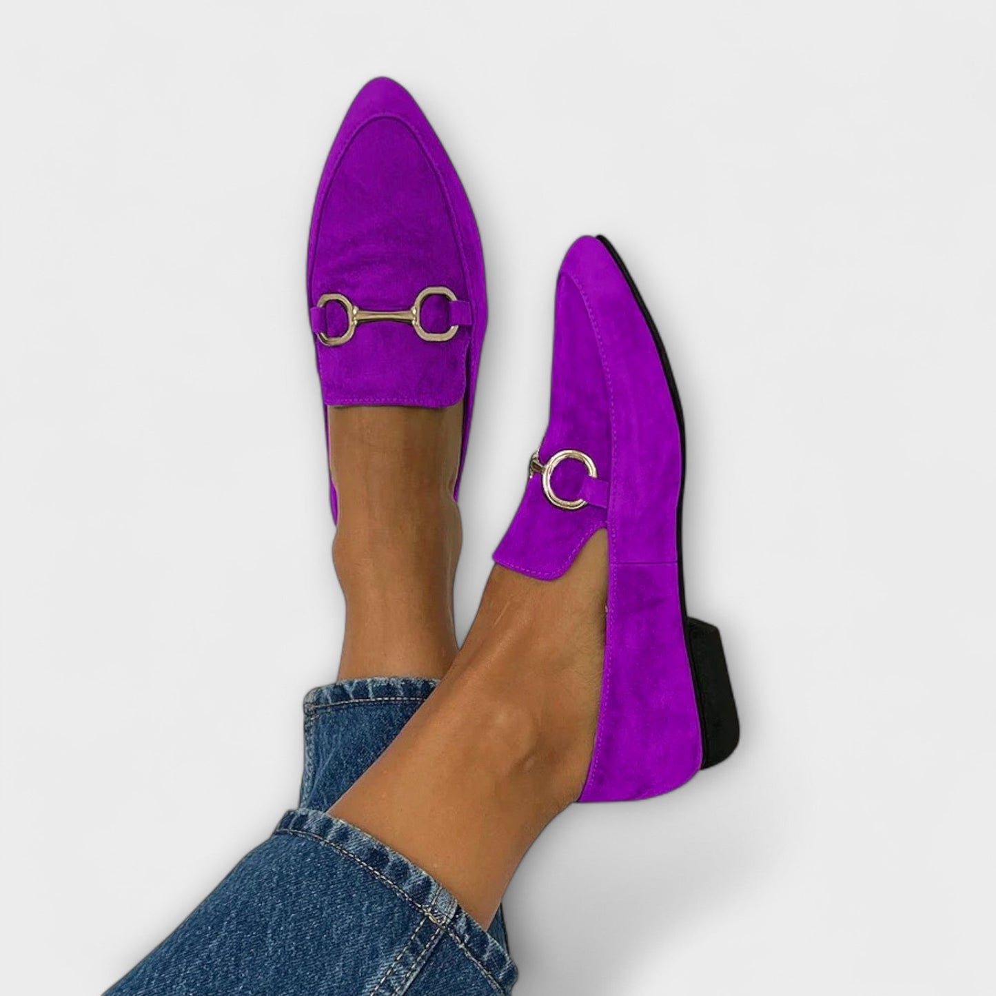 NOELLE - POINTED SLIP-ON FLATS