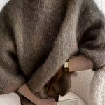 EMBER | SOLID COLOR CREW NECK SWEATER
