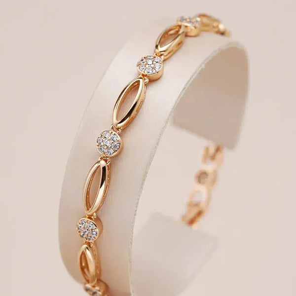 GOLDEN ZIRCONIA ACCENT BRACELET