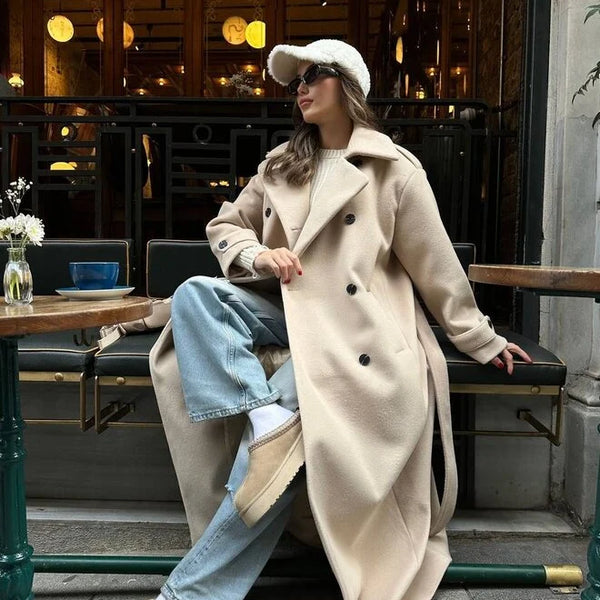 LYNA - WARM WINTER COAT WITH ELEGANT DESIGN