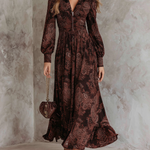 ELOISE | PAISLEY ZIP-WAIST MAXI DRESS