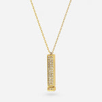 Forever Love Bar Necklace "I Love You"