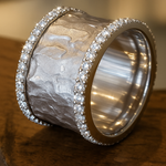 Hannah – Anello vintage in argento con zircone