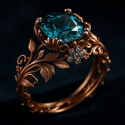 GREEN CRYSTAL RING
