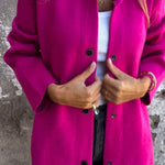 VIONNE | HOODIE JACKET WITH BUTTONS