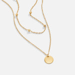 Jane - Overlapping plate necklace