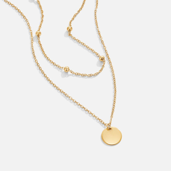 Jane - Overlapping plate necklace