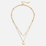 Jane - Overlapping plate necklace