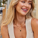 Theresa – Fine necklace with subtle black and white details