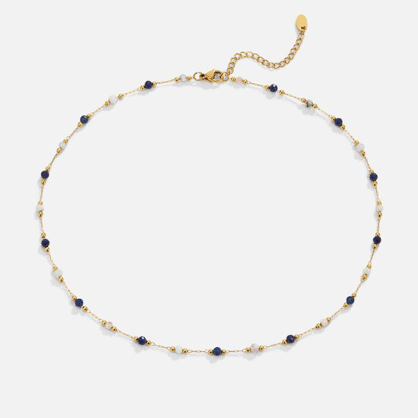 Theresa – Fine necklace with subtle black and white details