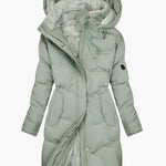 ARTEMIS | ELEGANT QUILTED HOODED COAT