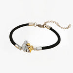 LIORA | CORD BRACELET WITH DOG ICON