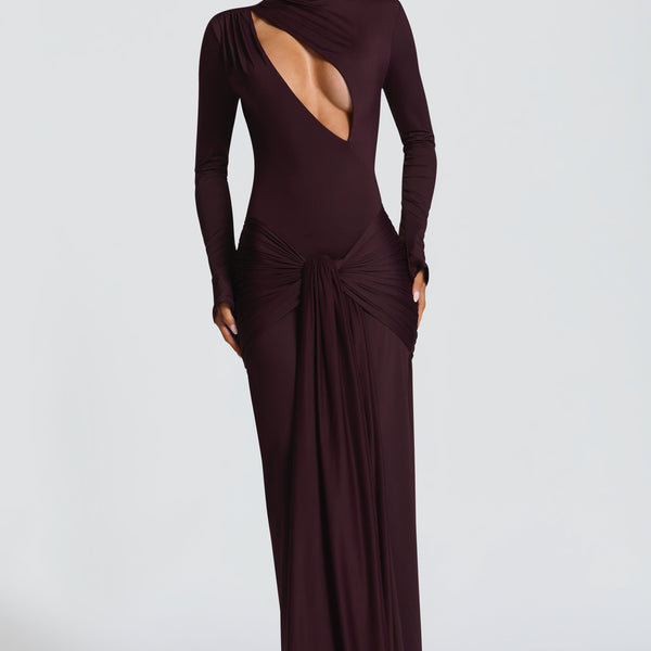 TAHNEE | PLUM MAXI DRESS